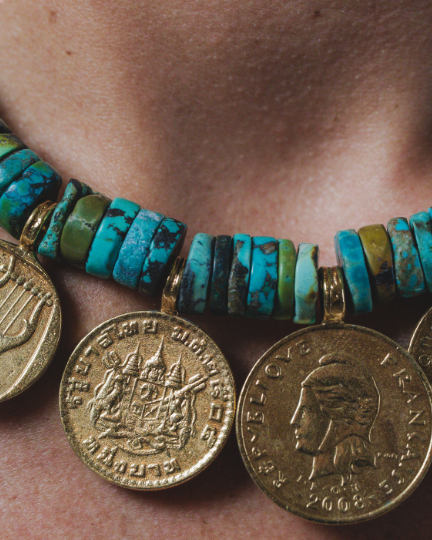 TURQUOISE WORLDWIDE NECKLACE