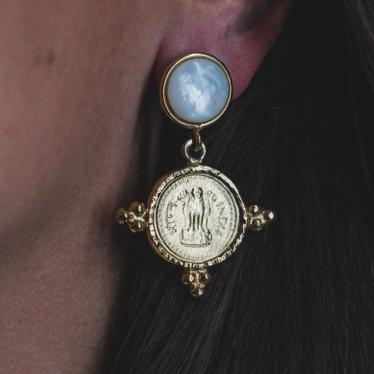 Bangalore Mother Pearl Earrings