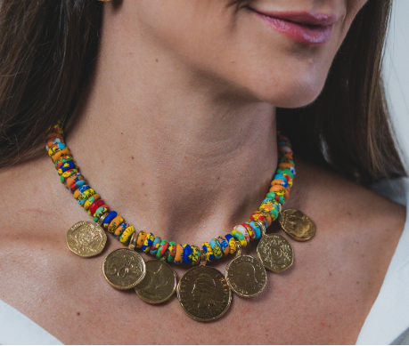KROBO RAINBOW WORLDWIDE NECKLACE