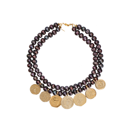 DARK PEARL WORLDWIDE NECKLACE