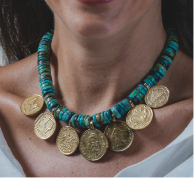 Collar Turquesa Worldwide