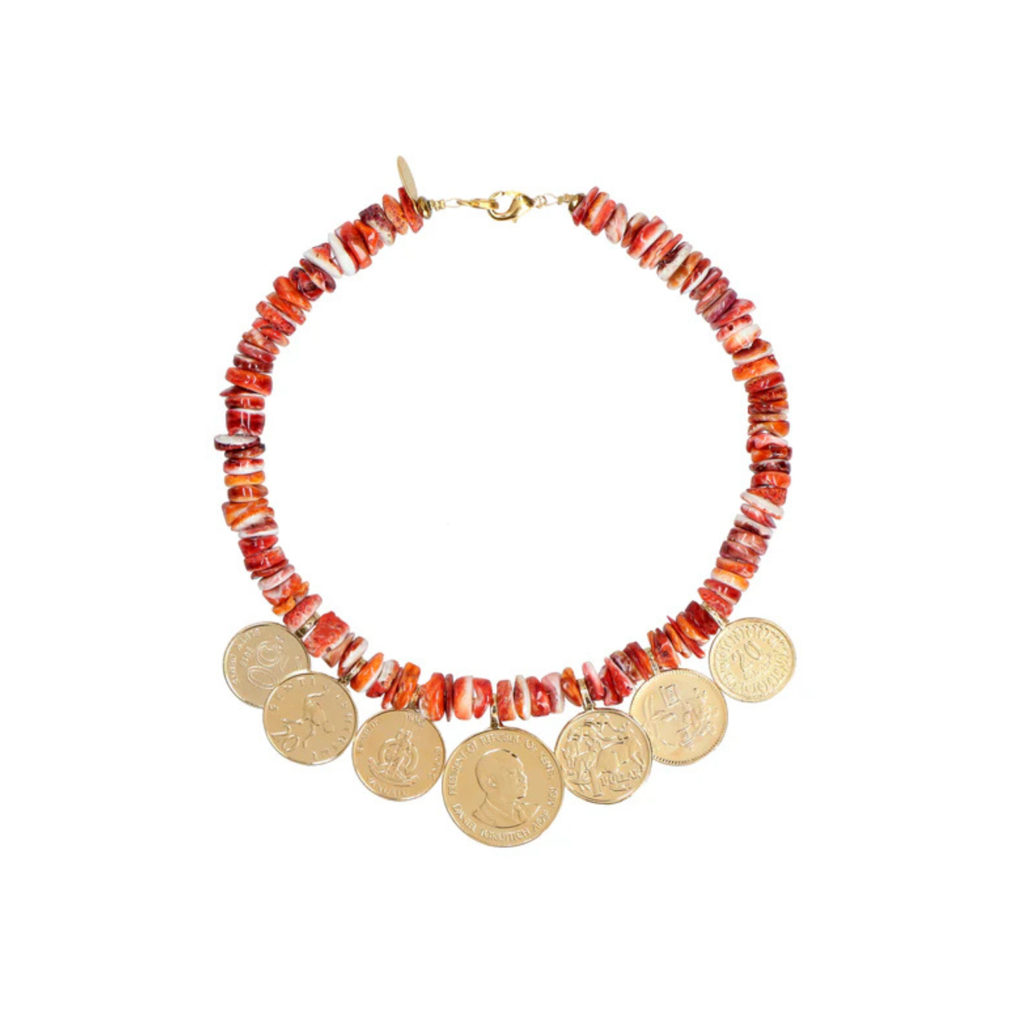 Worldwide Spiny Oyster Necklace