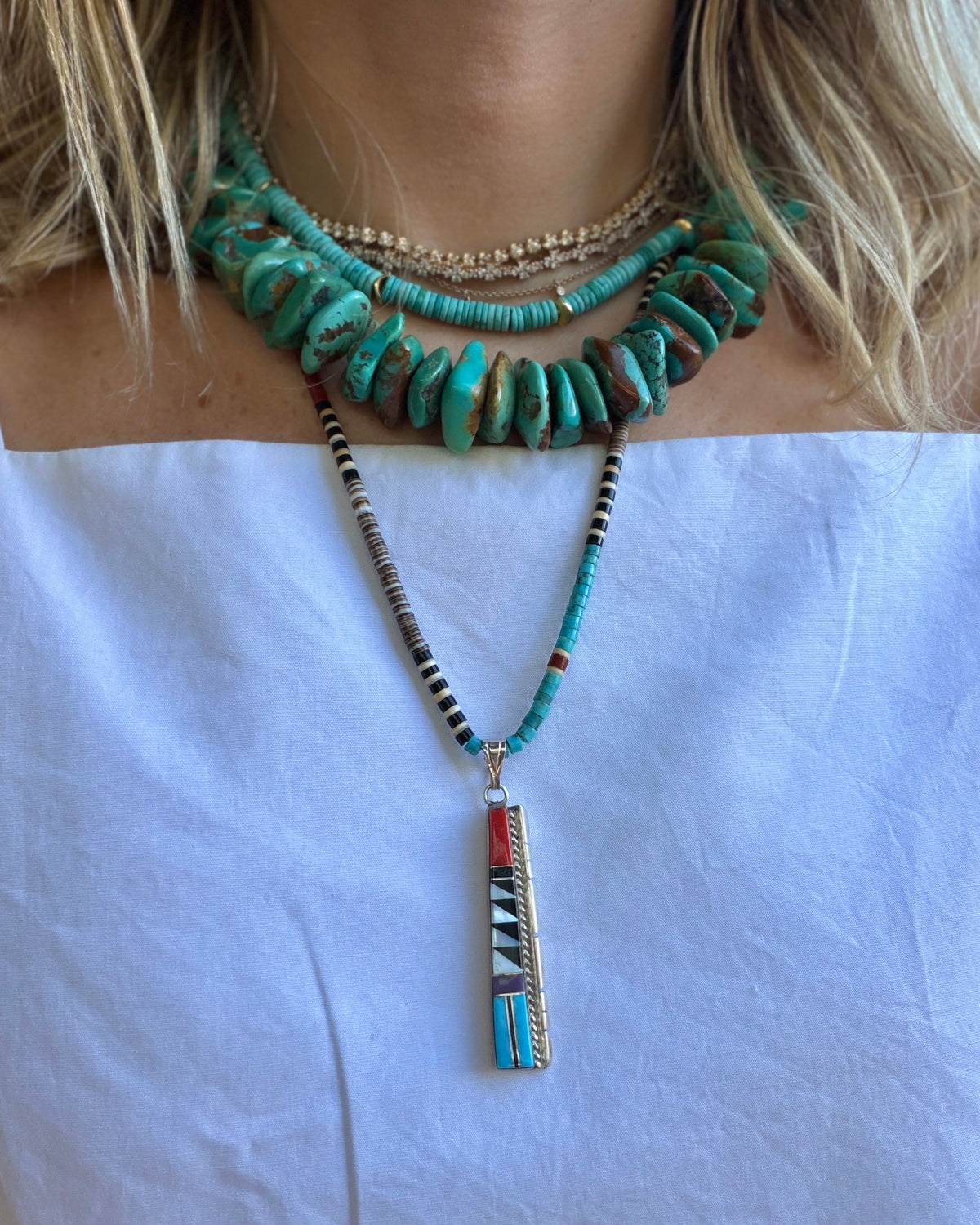 IRANIAN TURQUOISE NECKLACE