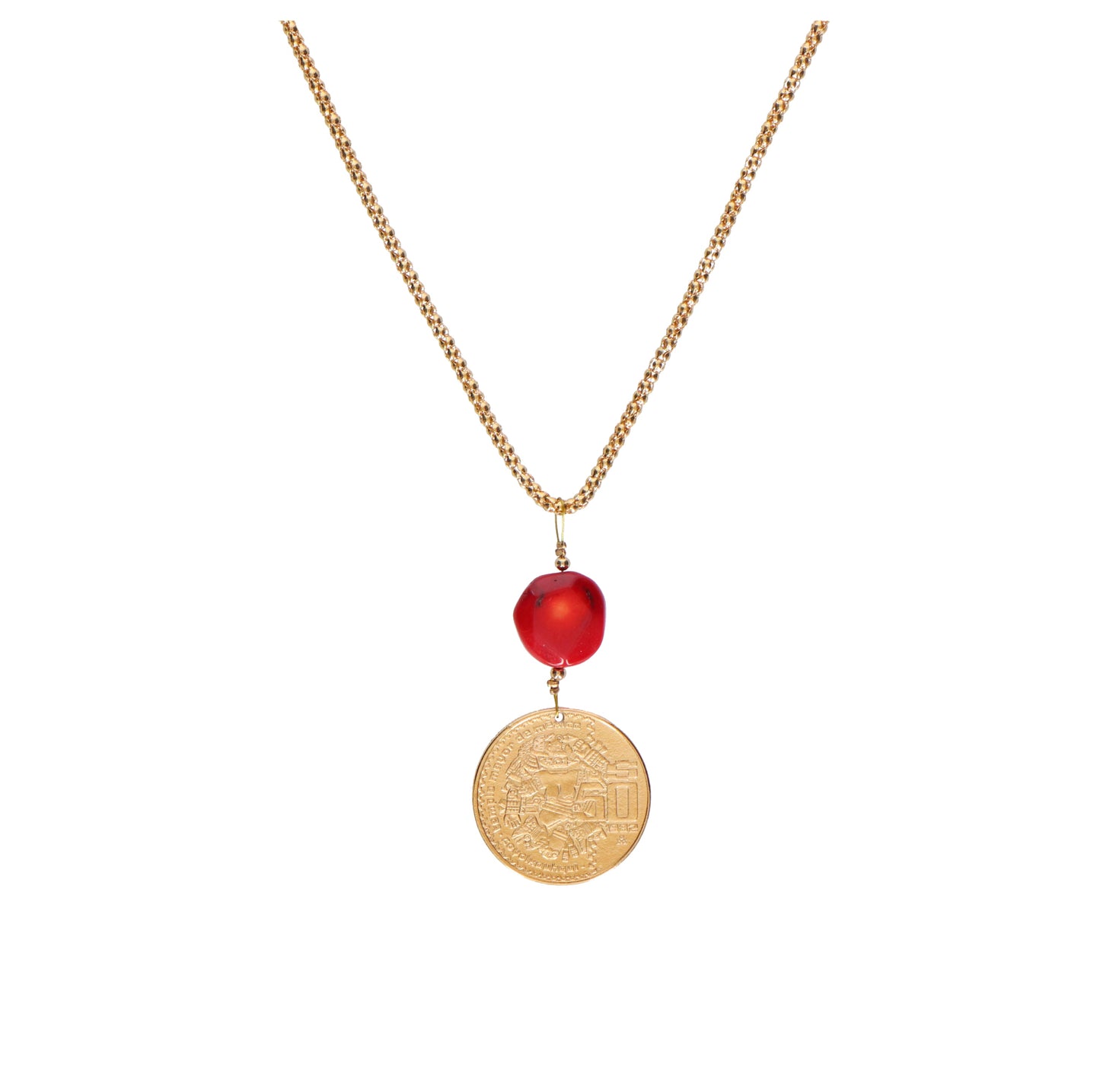 Load image into Gallery viewer, Wanderlust XL Coral Necklace