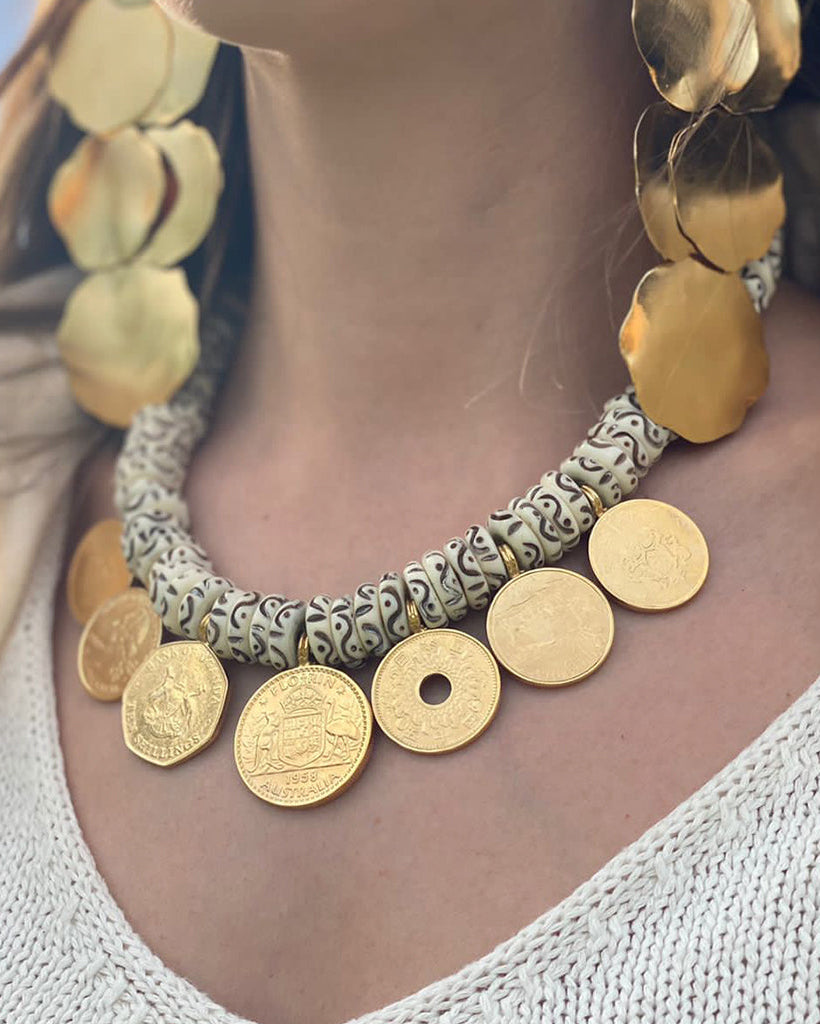 WHITE BONE WORLDWIDE NECKLACE